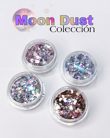 Colección Glitter Moon Dust Sip Nails Decoraciones