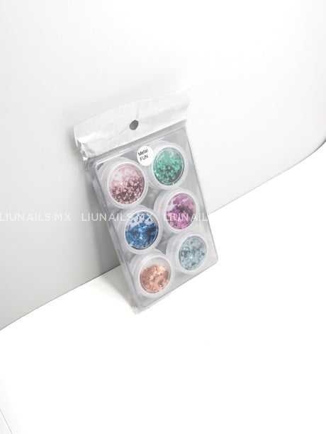 Colección Mix Deco Metal Fun SIP NAILS - Decoraciones