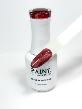 Color Cat Eye Feline SAVAGE FIVE Paint Nails System Colores