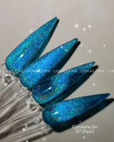 Color Constelación Cat Eye Holográfico 7 Sip Nails Colores