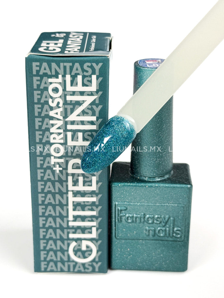 Color Fine + Tornasol Azul FANTASY NAILS Colores