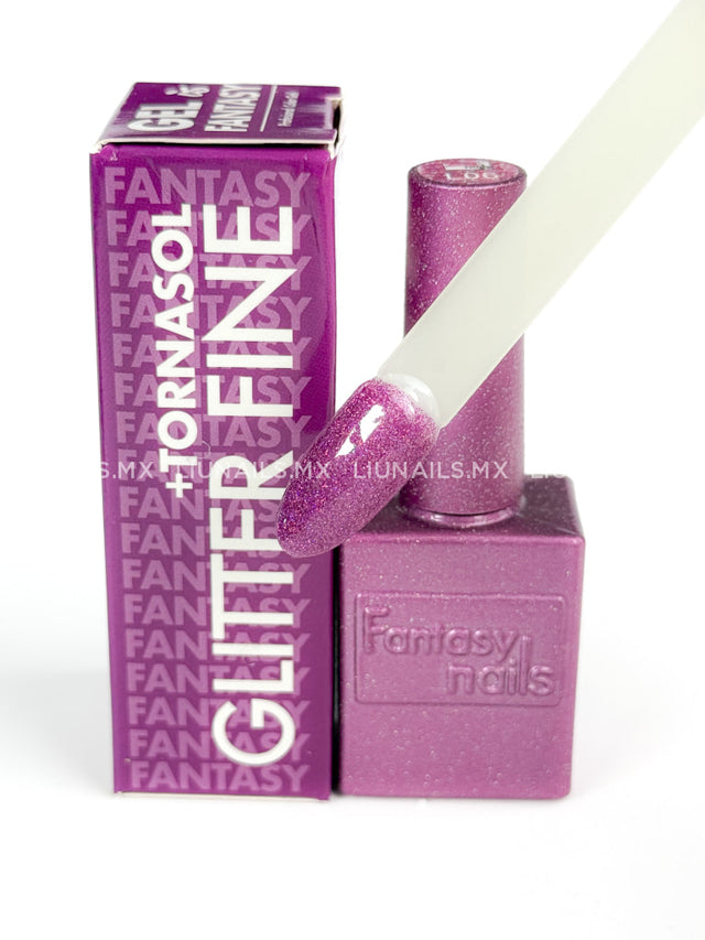 Color Fine + Tornasol Morado FANTASY NAILS Colores