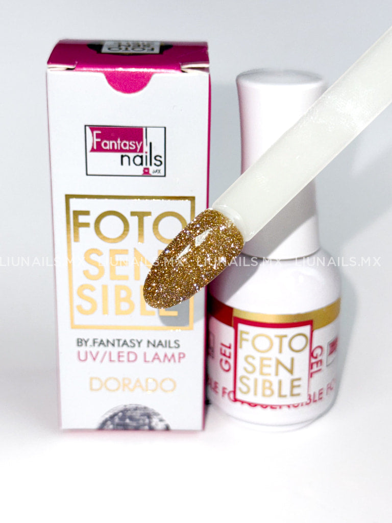 Color Fotosensible 1 Dorado FANTASY NAILS Colores