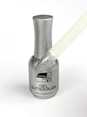 Color Glitter Plata FANTASY NAILS Colores