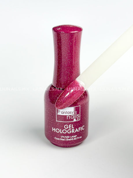 Color Holográfica 09 Fucsia FANTASY NAILS Colores