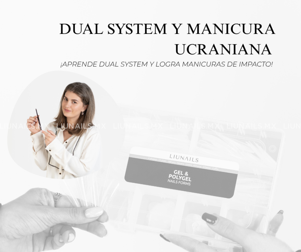 Curso Dual System y Manicura 19,20,21 de enero de 2026 LIUNAILS ACADEMY Cursos presenciales