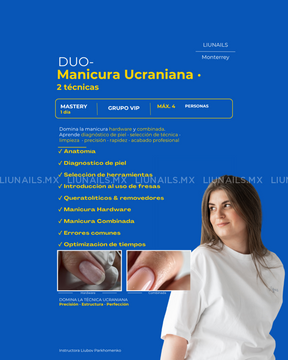 DUO · Manicura Ucraniana 20 Mayo LIUNAILS ACADEMY (Copia) - Cursos presenciales