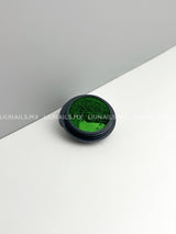 Efecto De Espejo Verde Oscuro Liunails Decoraciones