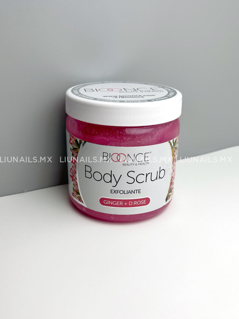 Exfoliante Body Scrub Ginder + D Rose 16 Oz Bioonce Exfoliantes