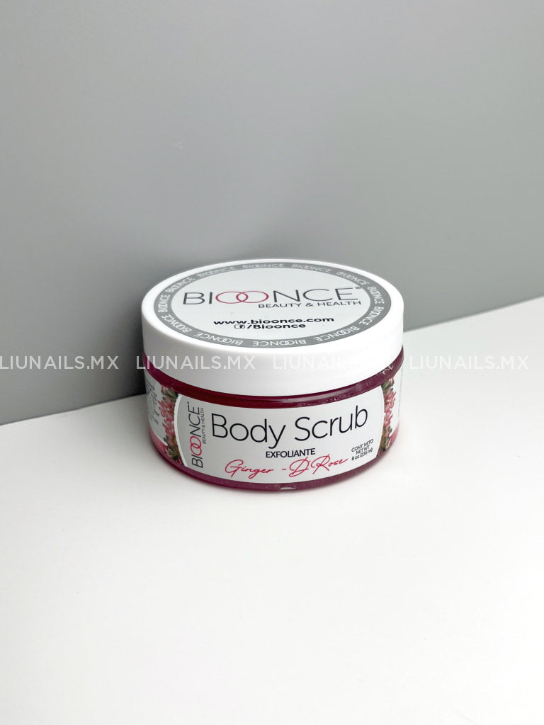 Exfoliante Body Scrub Ginder + D Rose 8 Oz Bioonce Exfoliantes