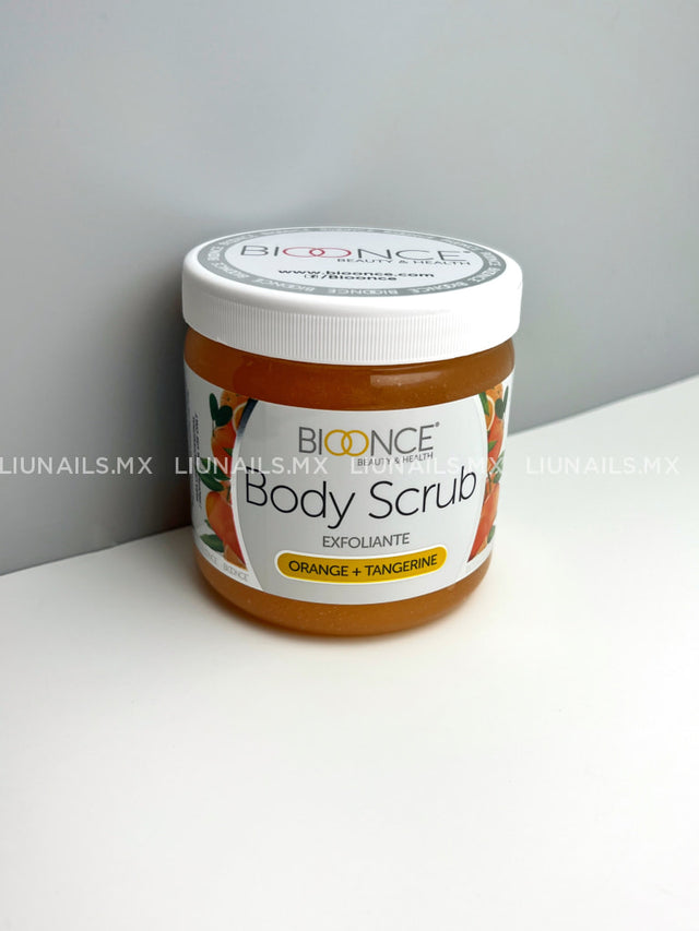 Exfoliante Body Scrub Orange + Tangerine 16 Oz Bioonce Exfoliantes