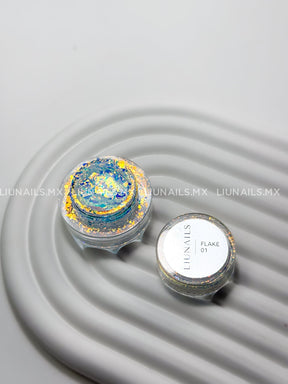 Flake 01 LIUNAILS Decoraciones