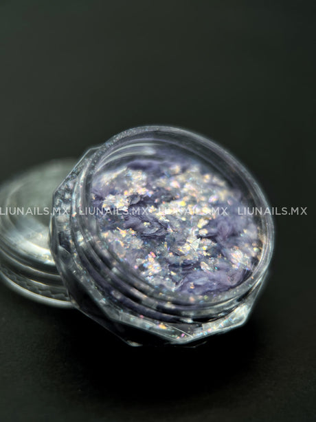 Glitter Opal Lila Ob03 Liunails Glitters