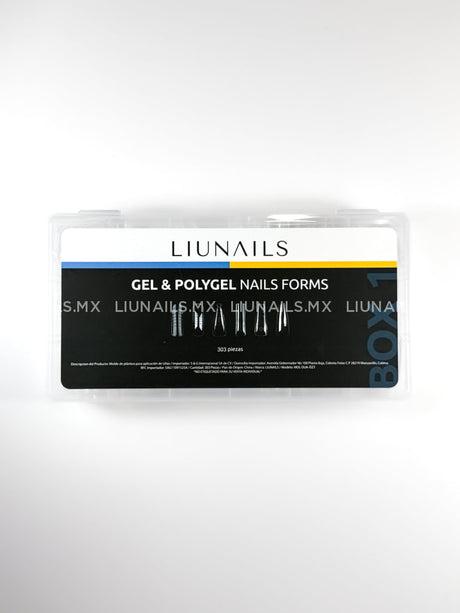 Formas de Dual System Box 1 LIUNAILS Moldes