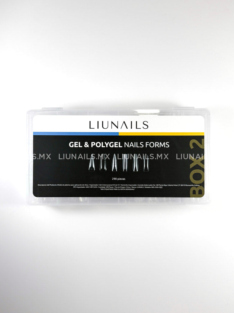 Formas de Dual System Box 2 LIUNAILS Moldes