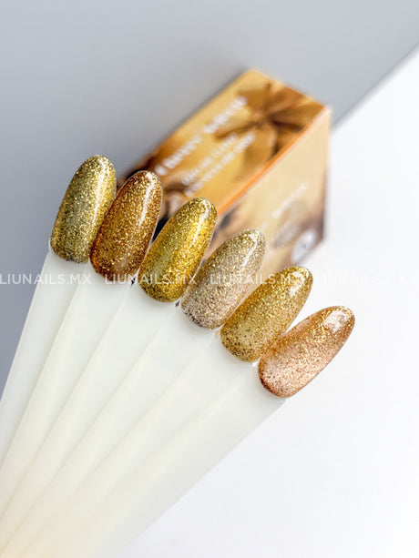 Gama A - 6 Colores Ojo de Gato Esencia de Oro MISS CHERRY Colores