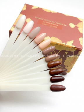 Gama B - 12 Colores Christmas Gel Canela MISS CHERRY - Colores