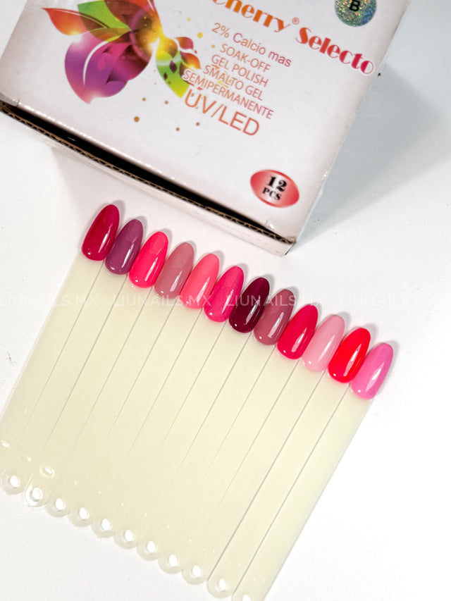 Gama B 12 Colores Miss Cherry Colores