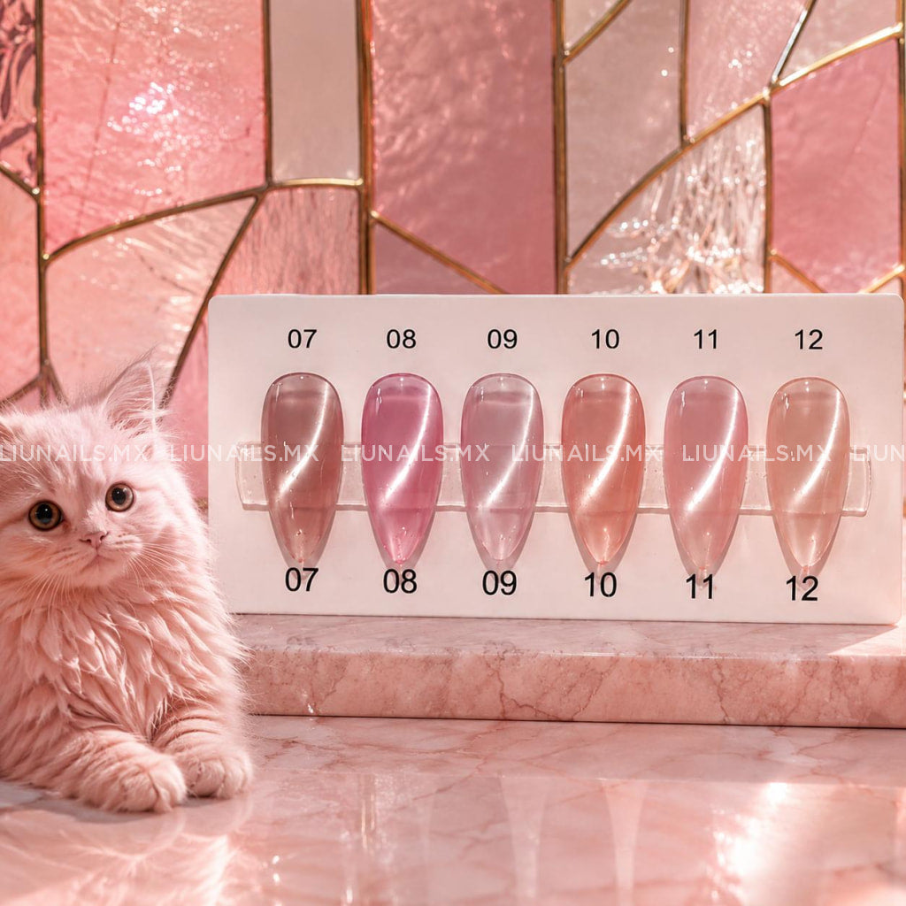 Gama B - 6 Colores Ojo de Gato Cover MISS CHERRY - Colores