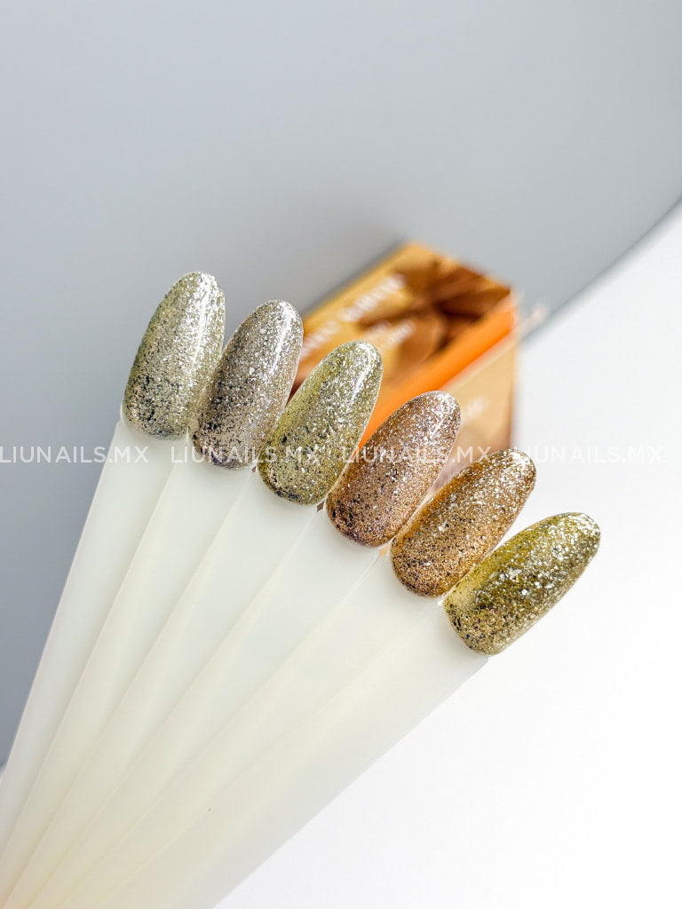 Gama B - 6 Colores Ojo de Gato Esencia de Oro MISS CHERRY Colores