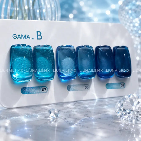 Gama B - 6 Colores Ojo de Gato Mar MISS CHERRY - Colores