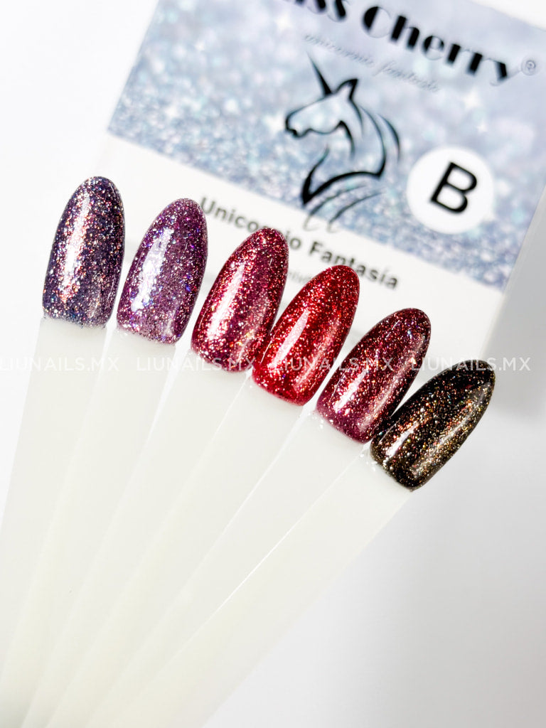 Gama B - 6 Colores Unicornio Fantasia Miss Cherry Colores