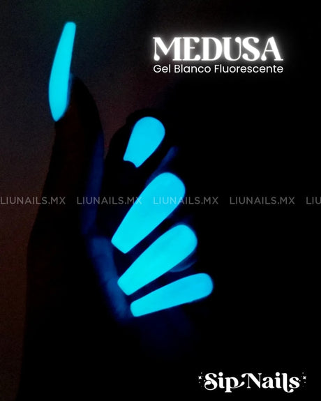 Gel Blanco Fluorescente Medusa Sip Nails