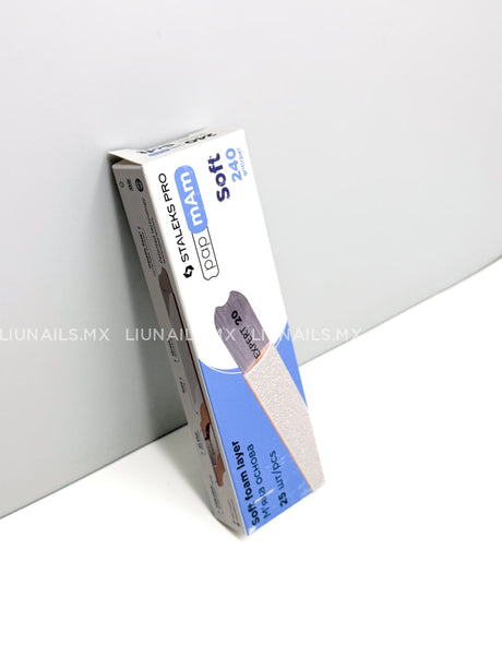 Juego de 25 repuestos PapmAm SOFT para lima 20 grosor 240 STALEKS PRO Repuestos para limas