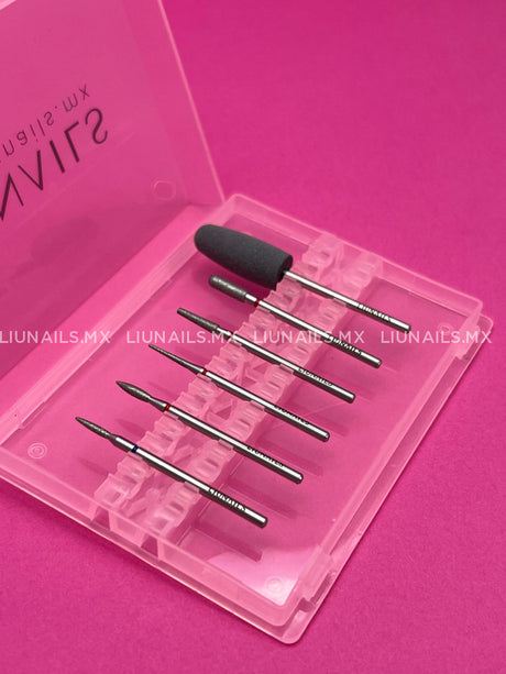 Kit De Puntas Para Pedicura Liunails Puntas