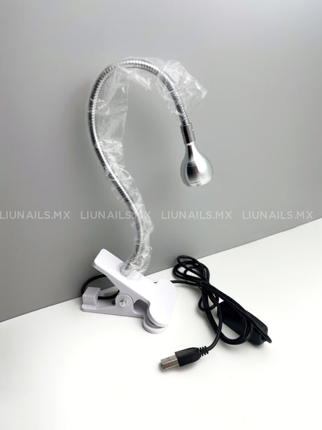 Lámpara Metal Led Flexible De Clip Liunails Lámparas