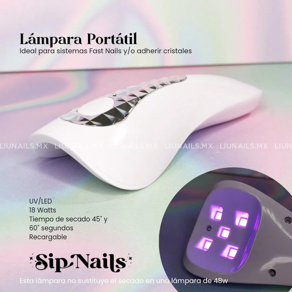 Lámpara Portátil Sip Nails Lámparas