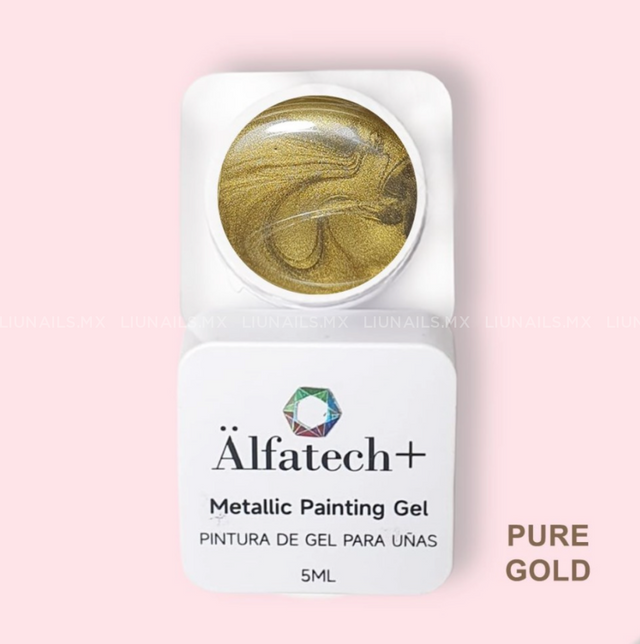 Painting Metallic Pure Gold Alfatech + Gel