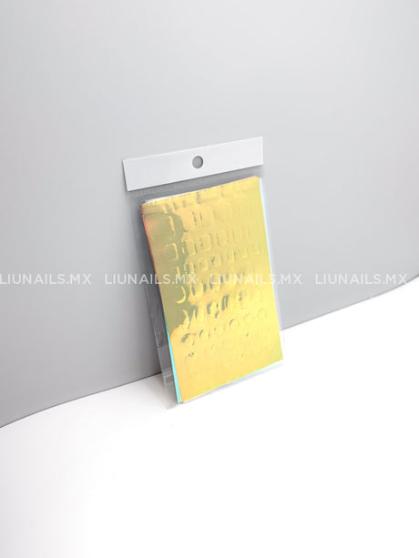 Papel iridiscente para uñas LIUNAILS Decoraciones