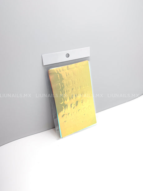Papel iridiscente para uñas LIUNAILS Decoraciones