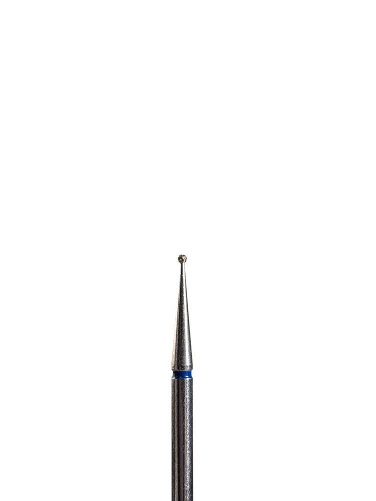 Punta ’bola’ de diamante azul diámetro 1.0 mm LIUNAILS Puntas
