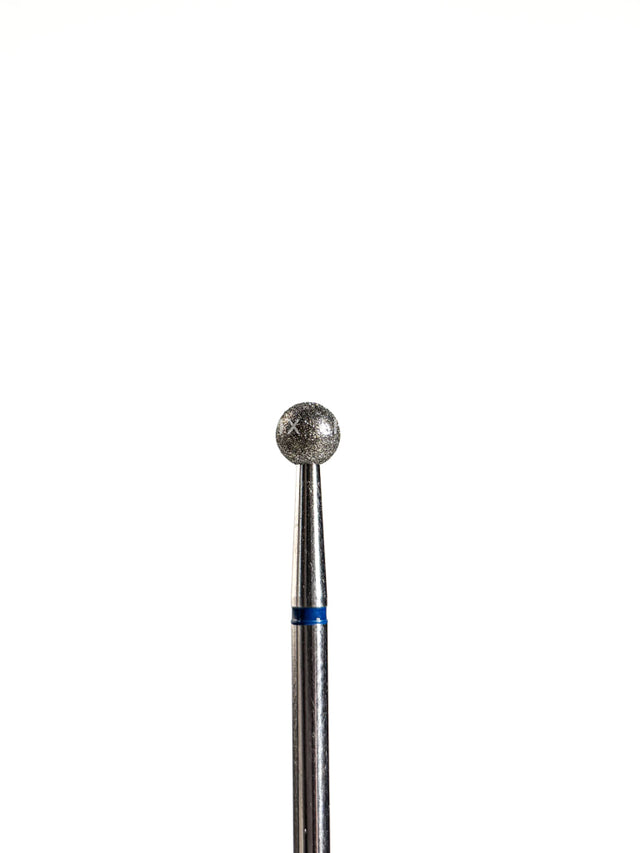 Punta ’bola’ de diamante azul diámetro 4.0 mm LIUNAILS Puntas