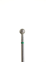 Punta ’bola’ de diamante verde diámetro 5 mm LIUNAILS Puntas