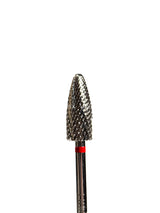 Punta de CARBURO flame (elote) rojo diámetro 6 mm superficie de trabajo 14.5 mm LIUNAILS Puntas