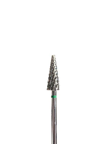 Punta de CARBURO pino verde diámetro 6 mm superficie de trabajo 15 mm LIUNAILS Puntas