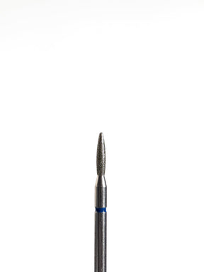 Punta ’flame’ de diamante azul diámetro 1.8 mm superficie de trabajo 8 mm LIUNAILS Puntas