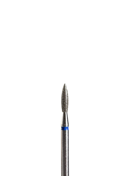 Punta ’flame’ de diamante azul diámetro 2.1 mm superficie trabajo 8.4 mm LIUNAILS Puntas