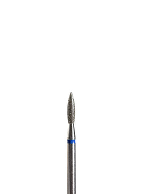 Punta ’flame’ de diamante azul diámetro 2.1 mm superficie trabajo 8.4 mm LIUNAILS Puntas