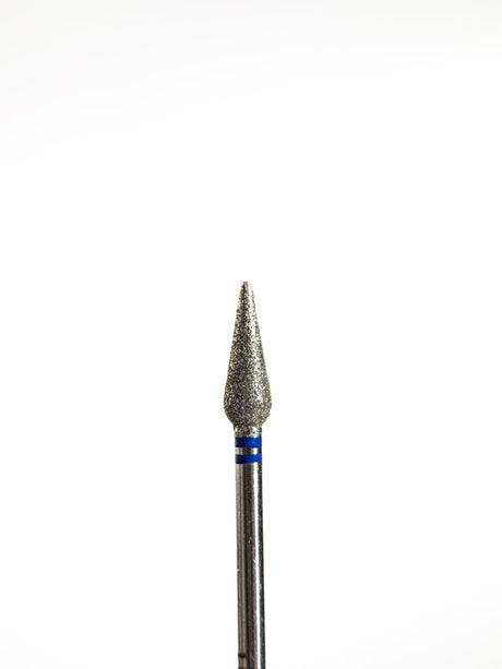 Punta ’gota’ de diamante azul diámetro 4.3 mm superficie trabajo 12 mm LIUNAILS Puntas
