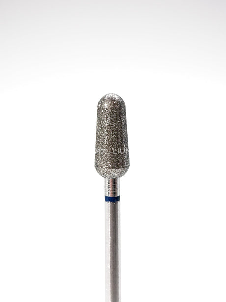 Punta ’pera’ de diamante azul diámetro 5 mm superficie trabajo 12 mm LIUNAILS - Puntas