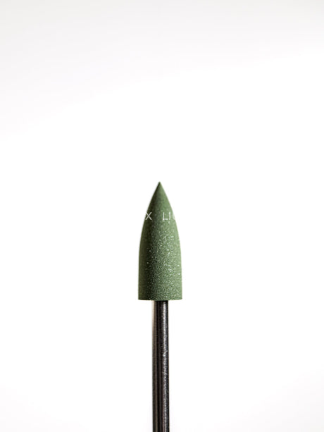 Punta ’silicona’ diámetro 6 mm superficie de trabajo 16 mm verde LIUNAILS Puntas