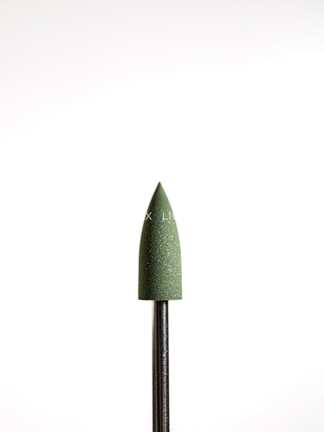 Punta ’silicona’ diámetro 6 mm superficie de trabajo 16 mm verde LIUNAILS Puntas