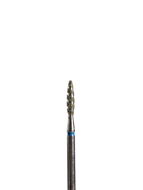 Punta ’tornado’ de diamante azul diámetro 2.1 mm superficie de trabajo 10 mm LIUNAILS Puntas