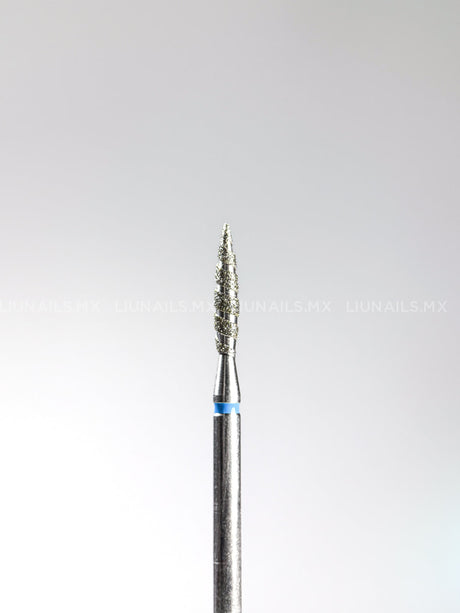 Punta ’tornado’ de diamante azul diámetro 2.3 mm superficie de trabajo 12 mm LIUNAILS Puntas