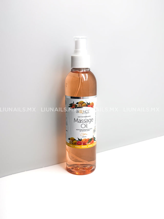 Relaxing Massage Oil Citrus 8 oz BIOONCE Aceite cutícula