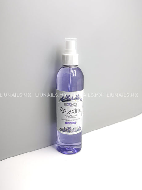 Relaxing Massage Oil Hawaian 8 oz BIOONCE Aceite cutícula